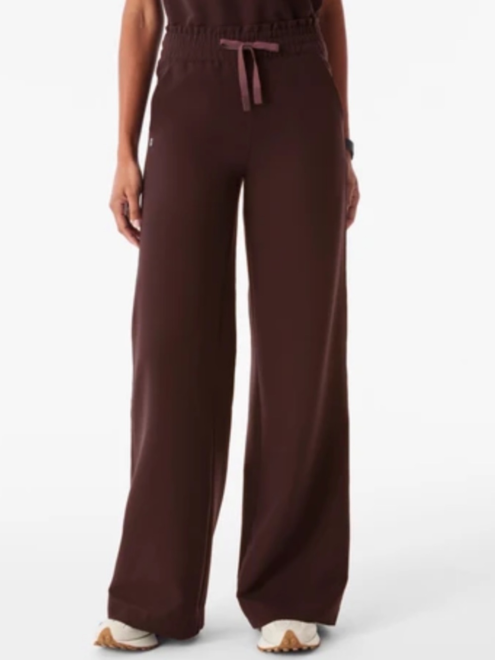 Espresso Allison High-Rise Ultra-Wide-Leg - Scrub Pant